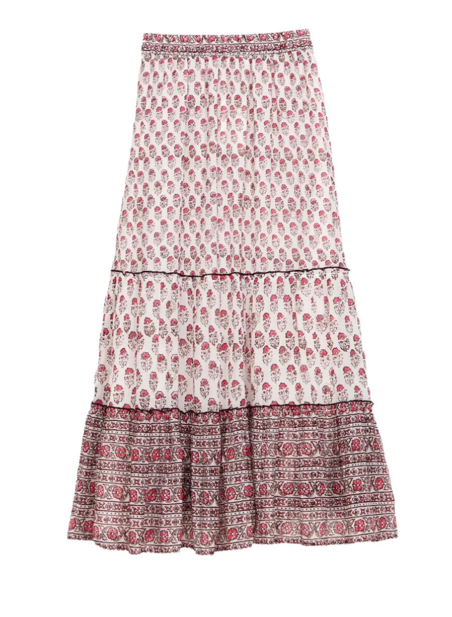 KIKI MAXI SKIRT - PINK