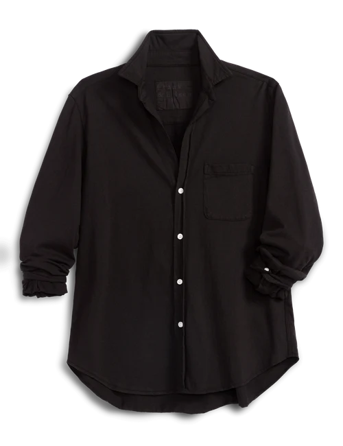 WAVERLY - NYC BUTTON UP SHIRT - BLACK