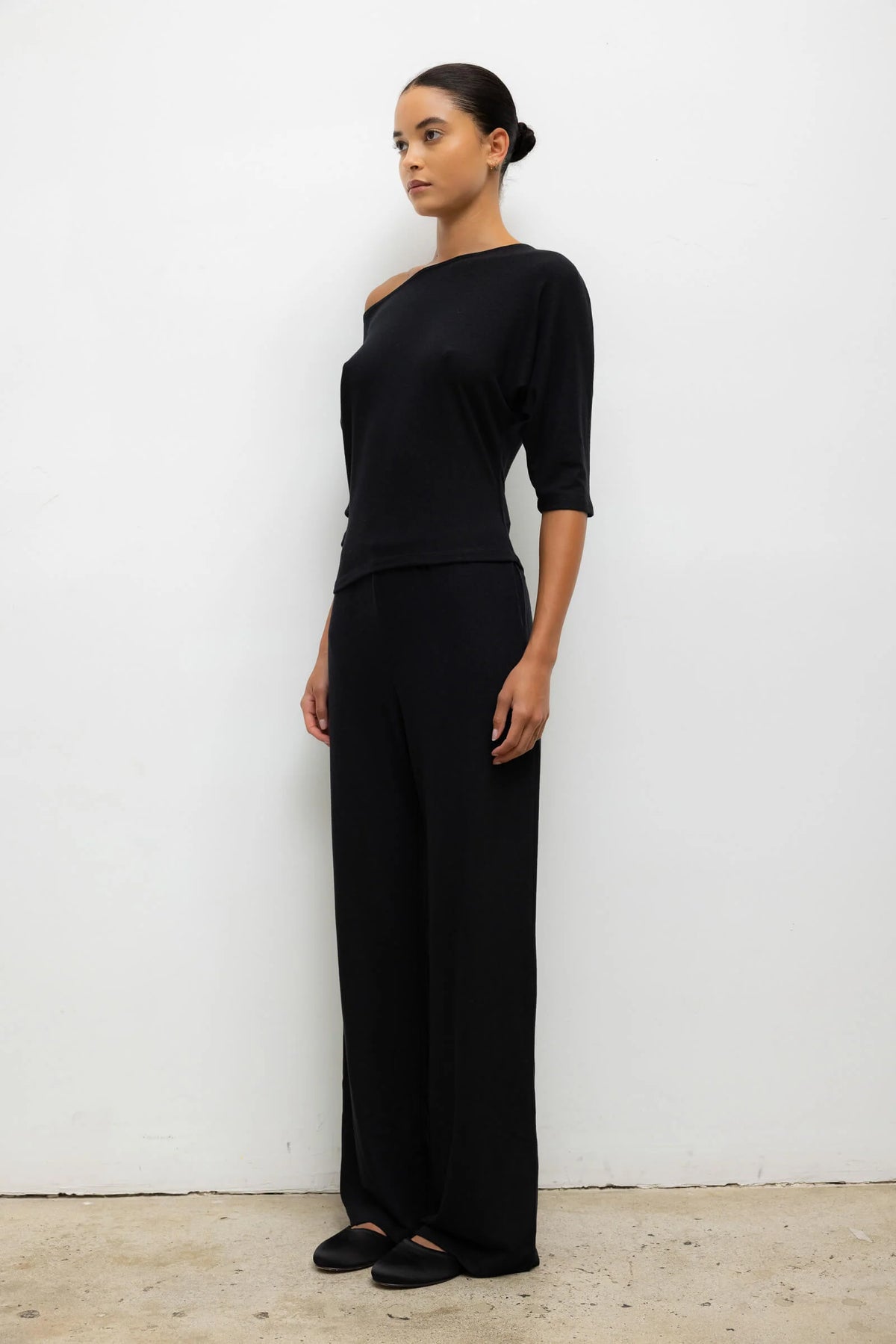 LAUREN POCKET PANT - BLACK