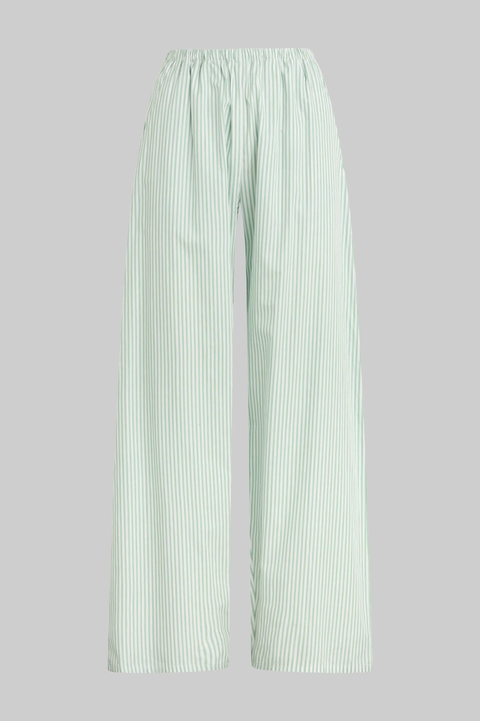 YOSHI STRIPE WIDE LEG PANT - VERT STRIPE