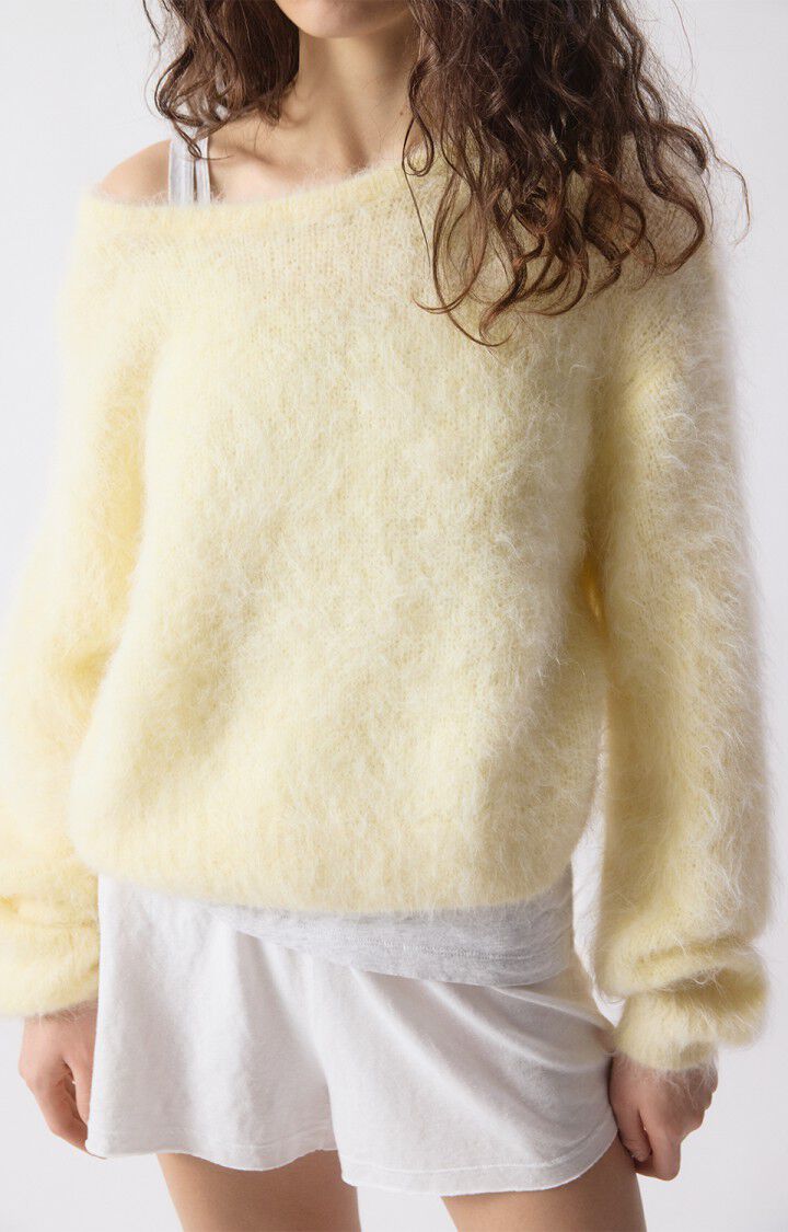 WOMEN'S CREWNECK NIBY - MELANGE LEMONADE