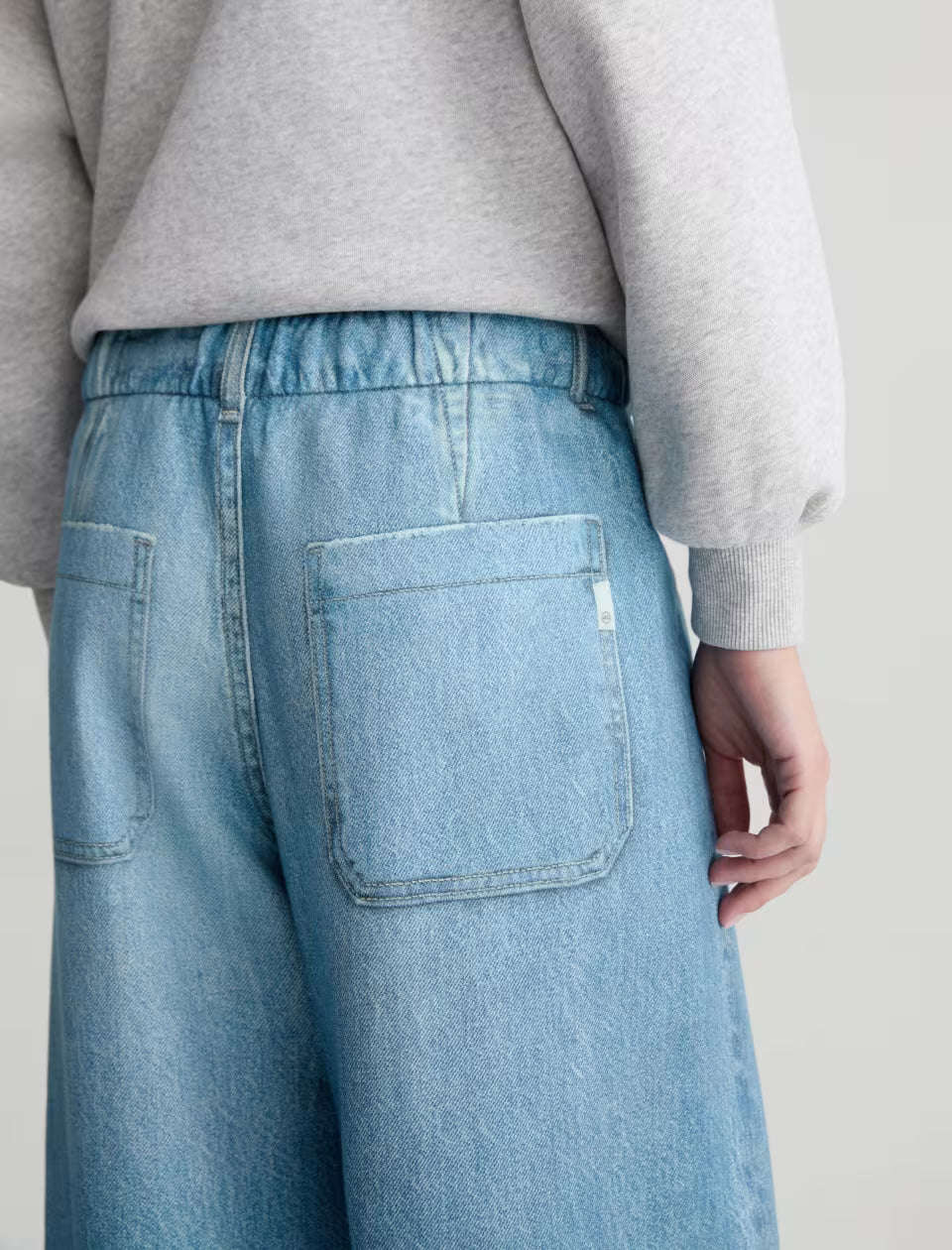 STELLA OFF-DUTY DENIM SWEATPANT - SPLASH