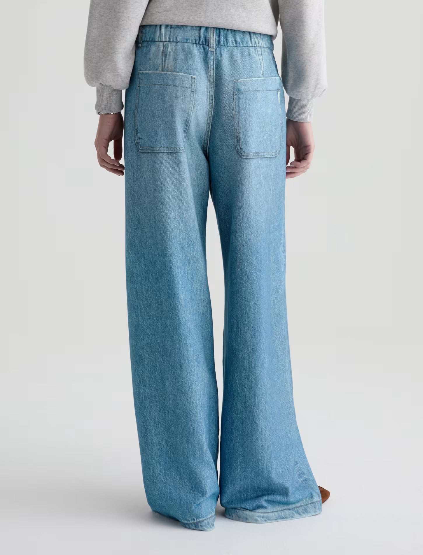 STELLA OFF-DUTY DENIM SWEATPANT - SPLASH