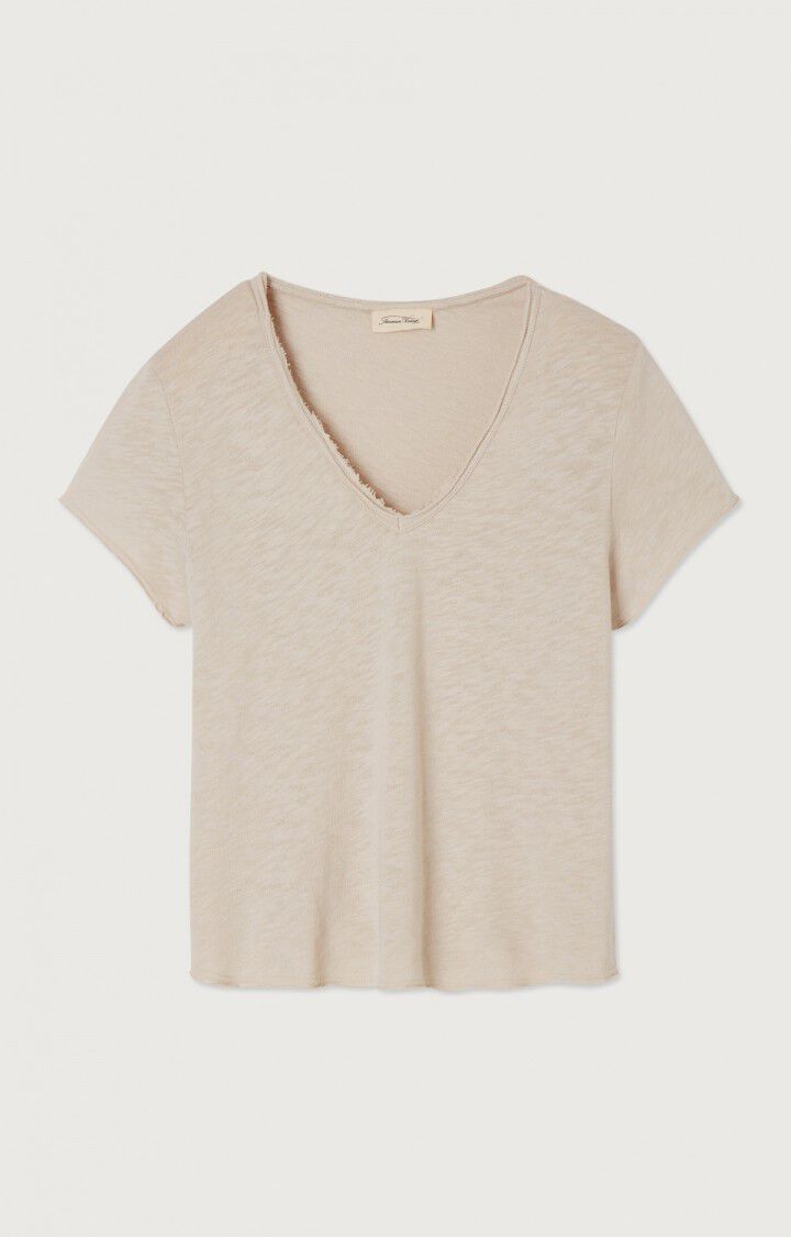 WOMEN'S T-SHIRT SONOMA - V NECK - VINTAGE MASTIC