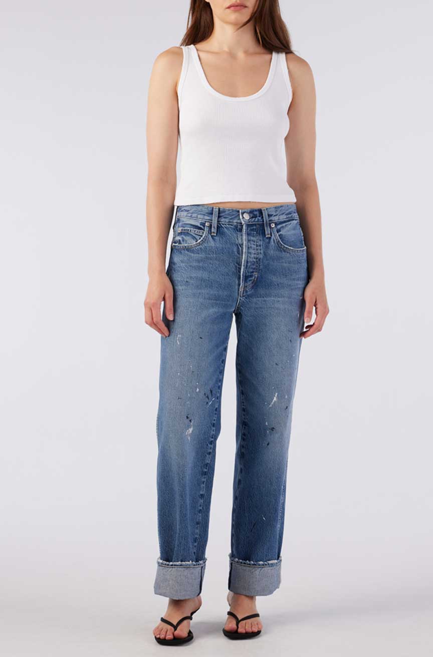 SONIA SHATTER CUFFED JEAN