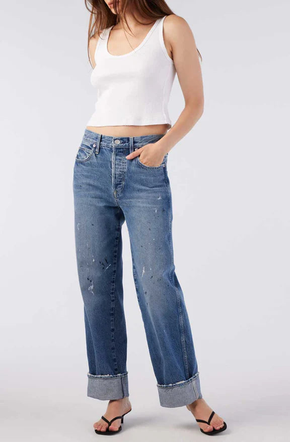 SONIA SHATTER CUFFED JEAN