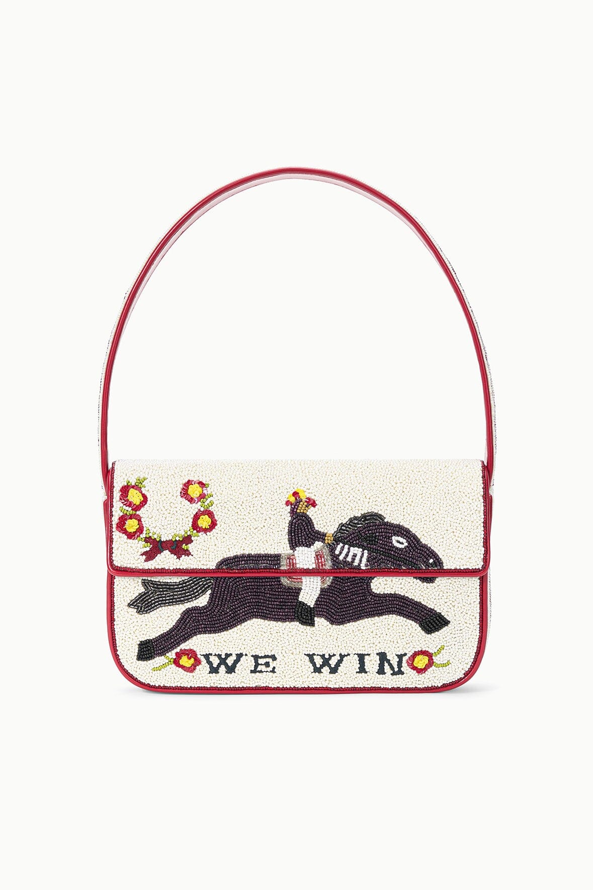 TOMMY BEADED BAG - DERBY