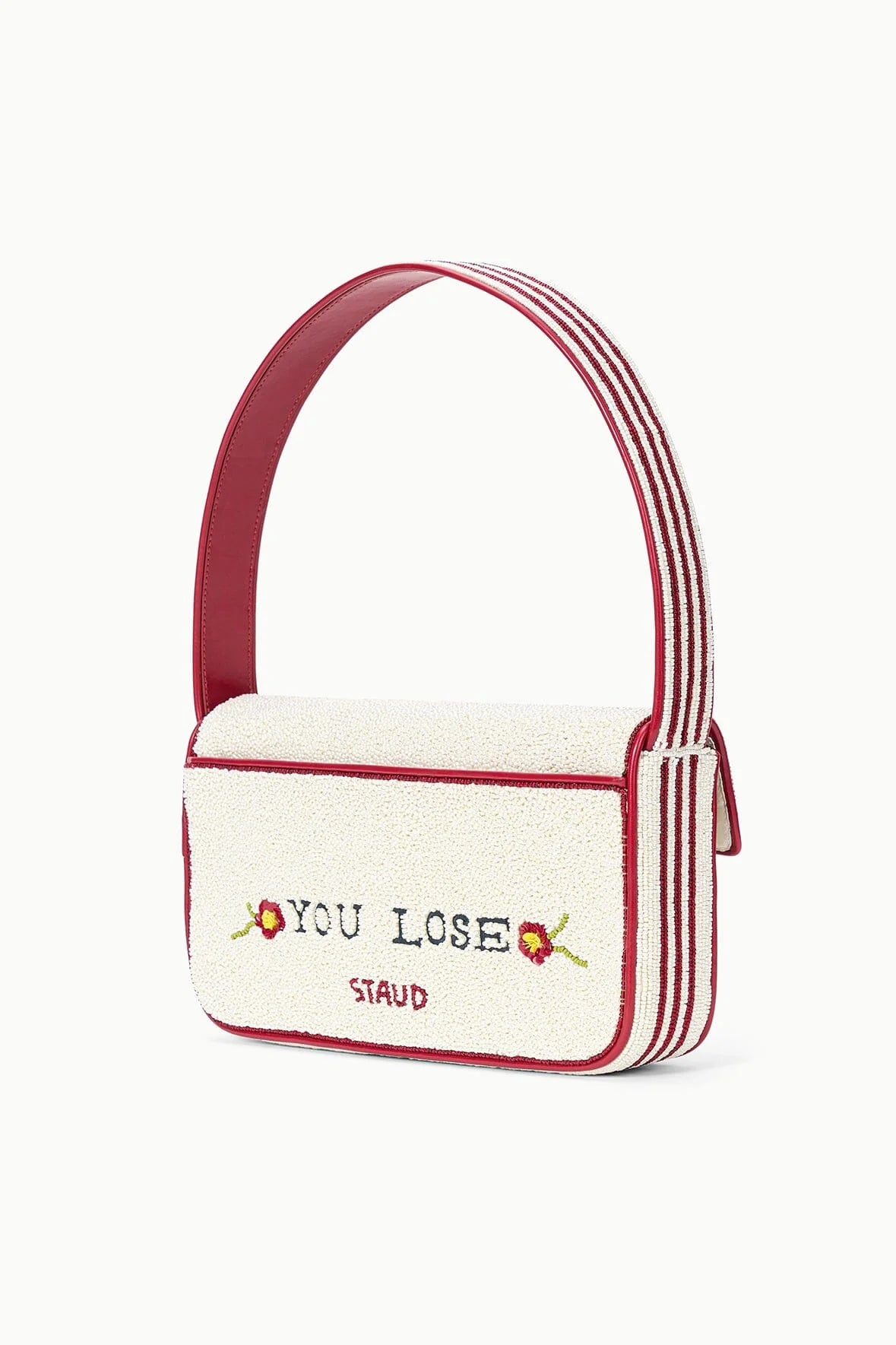 TOMMY BEADED BAG - DERBY