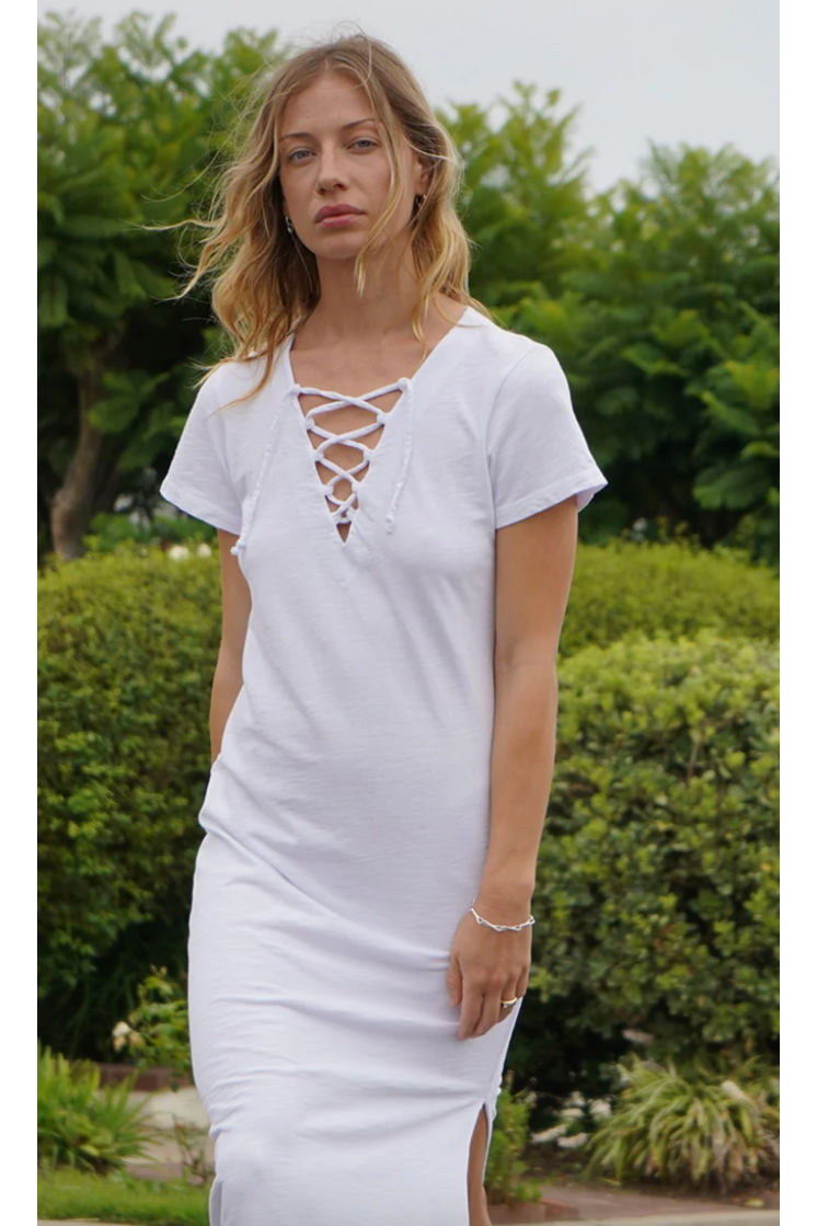 BEL AIRE LACE UP DRESS