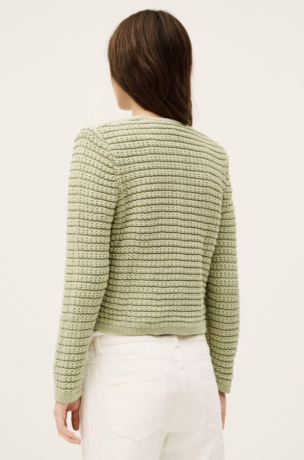 GASPARD - LONG SLEEVE SWEATER - PISTACHIO GREEN