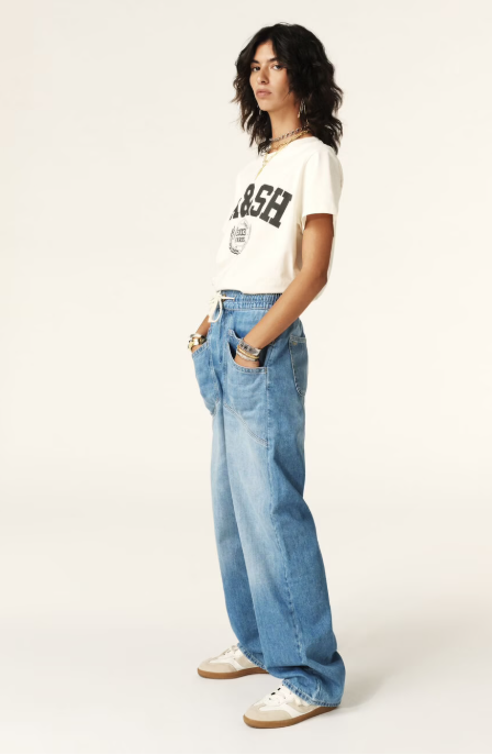 MIMA - ELASTIC WAIST JEANS