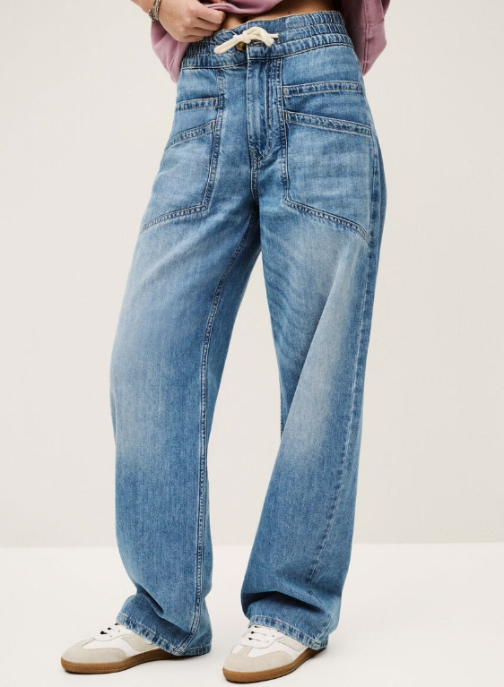 MIMA - ELASTIC WAIST JEANS