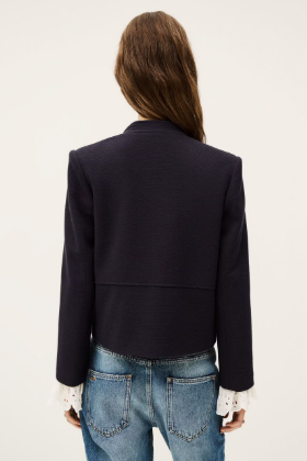 MISLY - SHORT JACKET - NAVY BLUE