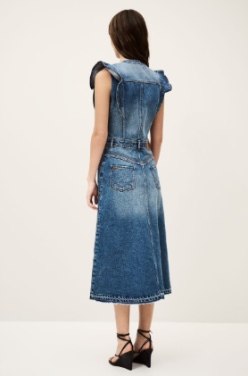 VAYEA - DENIM MIDI DRESS