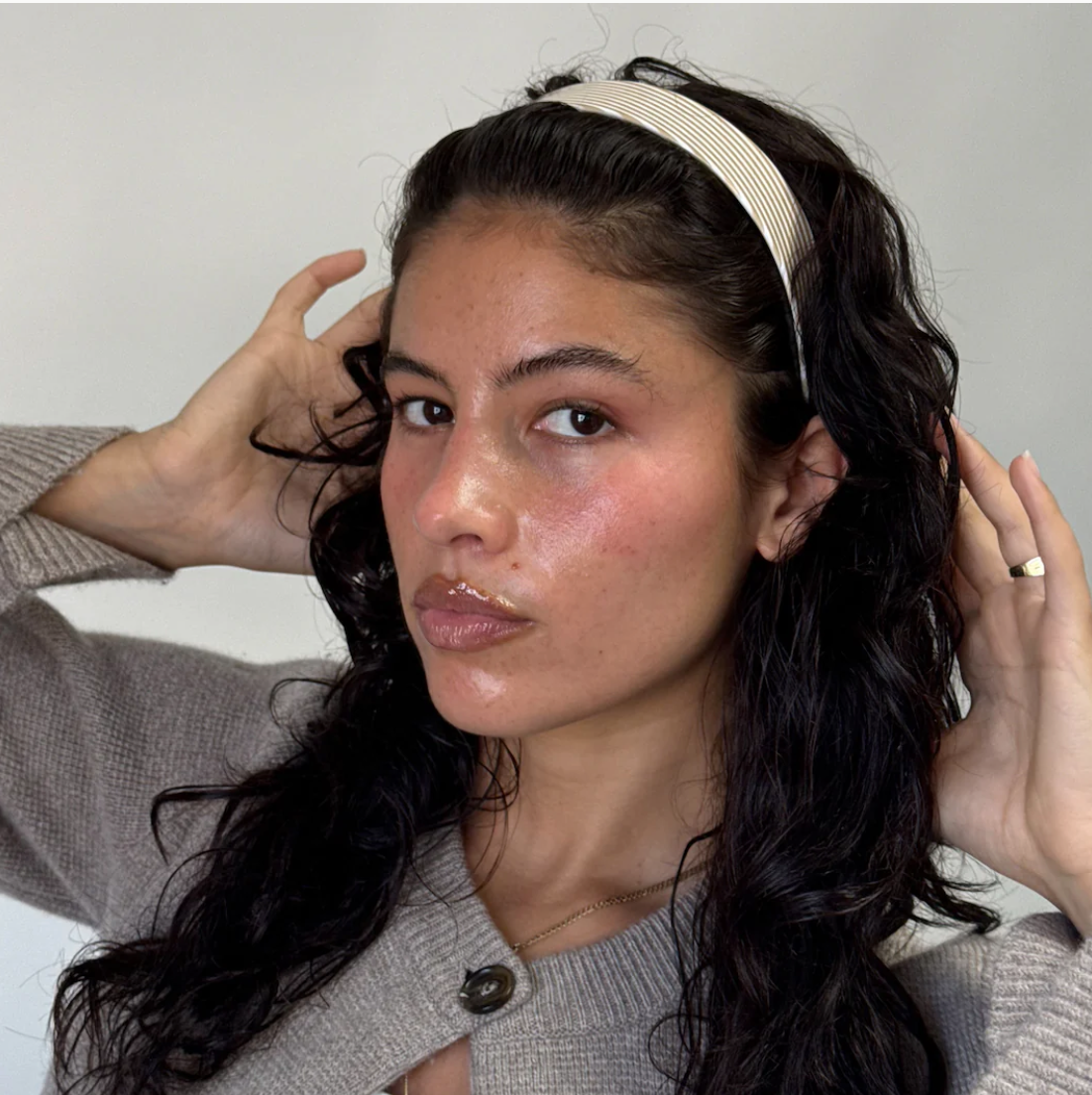 STARLET HEADBAND IN AMARETTO CABANA