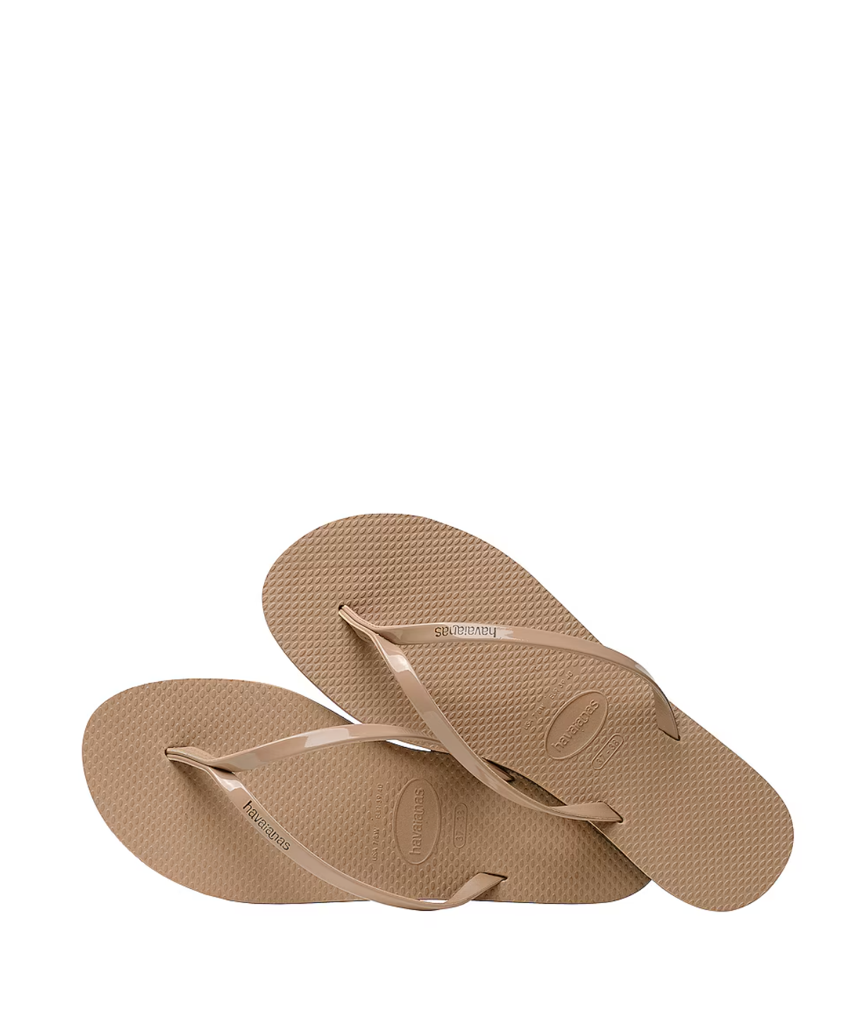 WOMEN'S YOU METALLIC FLIP FLOPS - ROSE GOLD