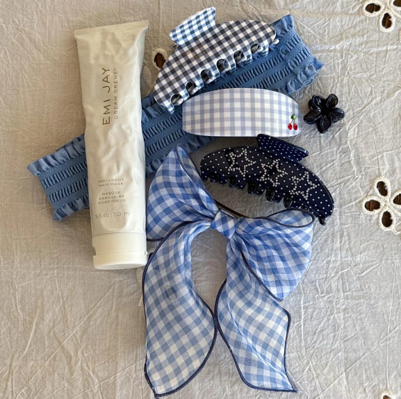 BIG EFFING CLIP IN POLKA DOT DARLING
