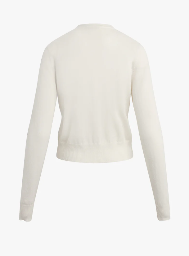 THE TAKE A BOW CARDIGAN - IVORY