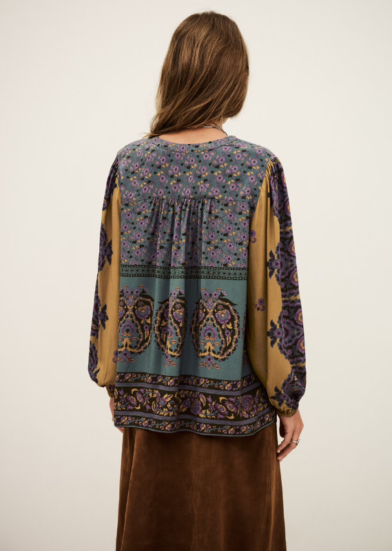 TOP BAKER - CHOCOLATE - LONG SLEEVES HENLEY COLLAR