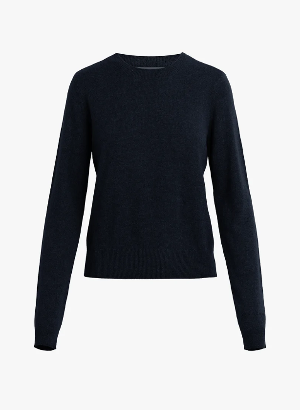 THE FAVORITE CASHMERE CREW - NAVY