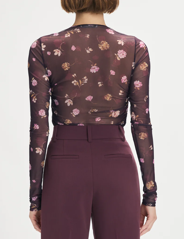 MESH PARTY TOP - WHIMSICAL MONET