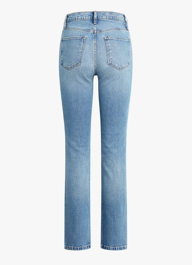 THE JEN MID RISE SLIM STRAIGHT - HAINES WASH