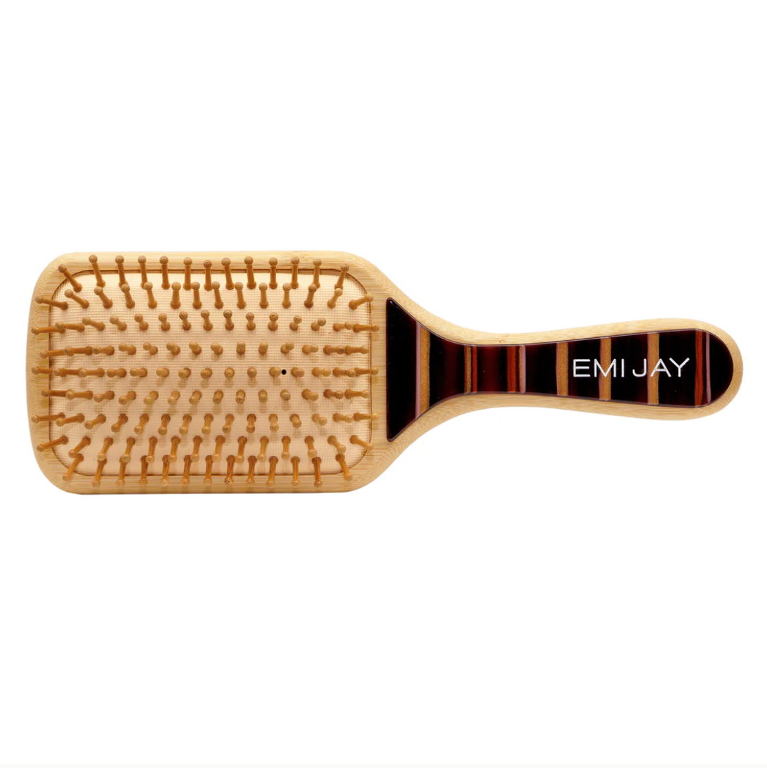 BAMBOO PADDLE BRUSH IN NIGHTCAP