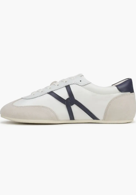 RIVIERA NYLON SNEAKER - COCONUT/NAVY
