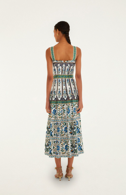 OFF-WHITE MANOELA BELTED LENZING ECOVERO EUROFLAX MAXI DRESS