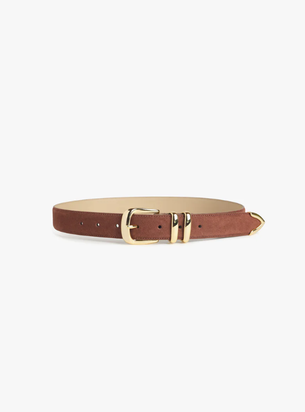 THE JORDAN BELT - LIGHT BROWN POLISHED