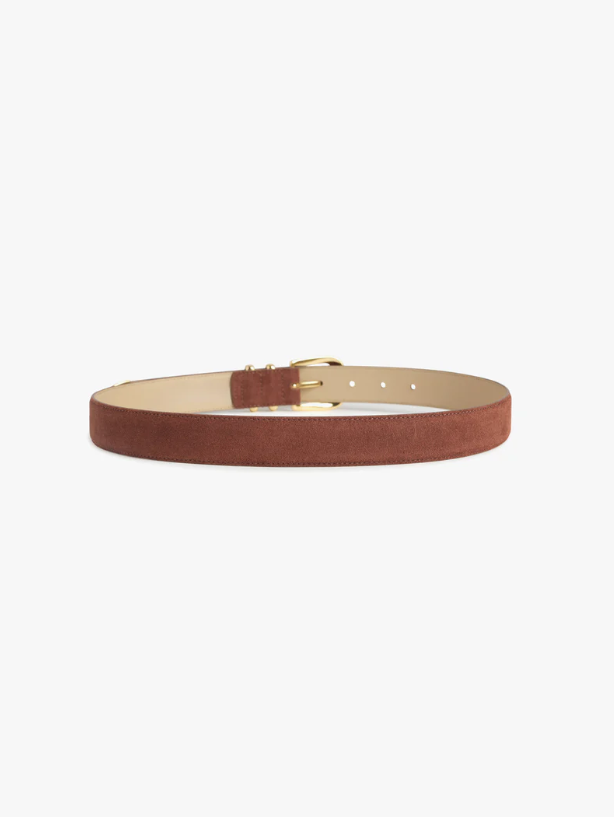 THE JORDAN BELT - LIGHT BROWN POLISHED