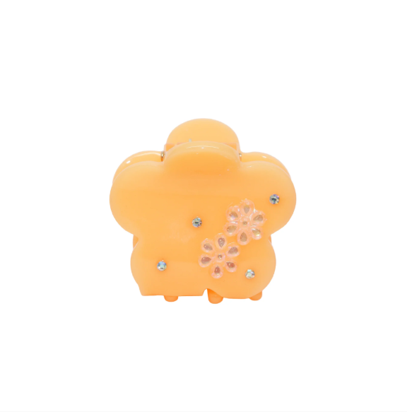 MIDI BLOSSOM CLIP IN PEACH BLOOM