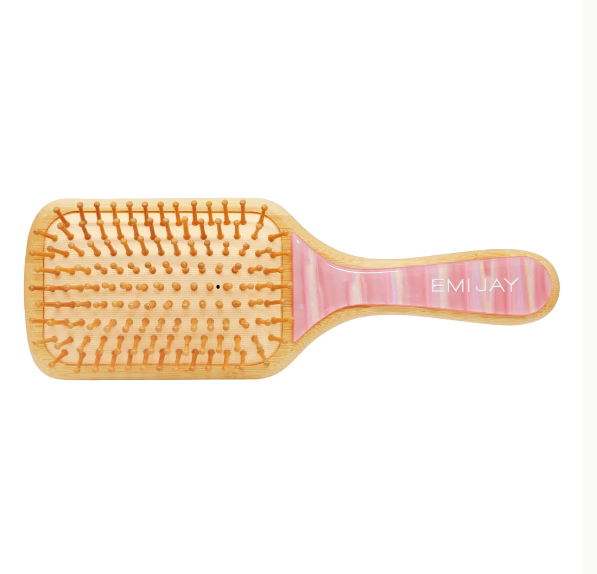 BAMBOO PADDLE BRUSH IN LYCHEE BABY