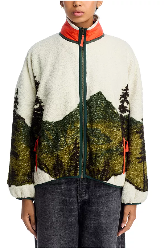 THE PLUSH TERRAIN FULL ZIP - MOUNTAIN VIEW LANDSCAPE