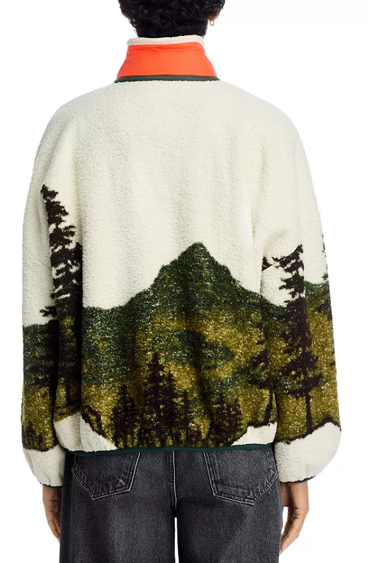 THE PLUSH TERRAIN FULL ZIP - MOUNTAIN VIEW LANDSCAPE