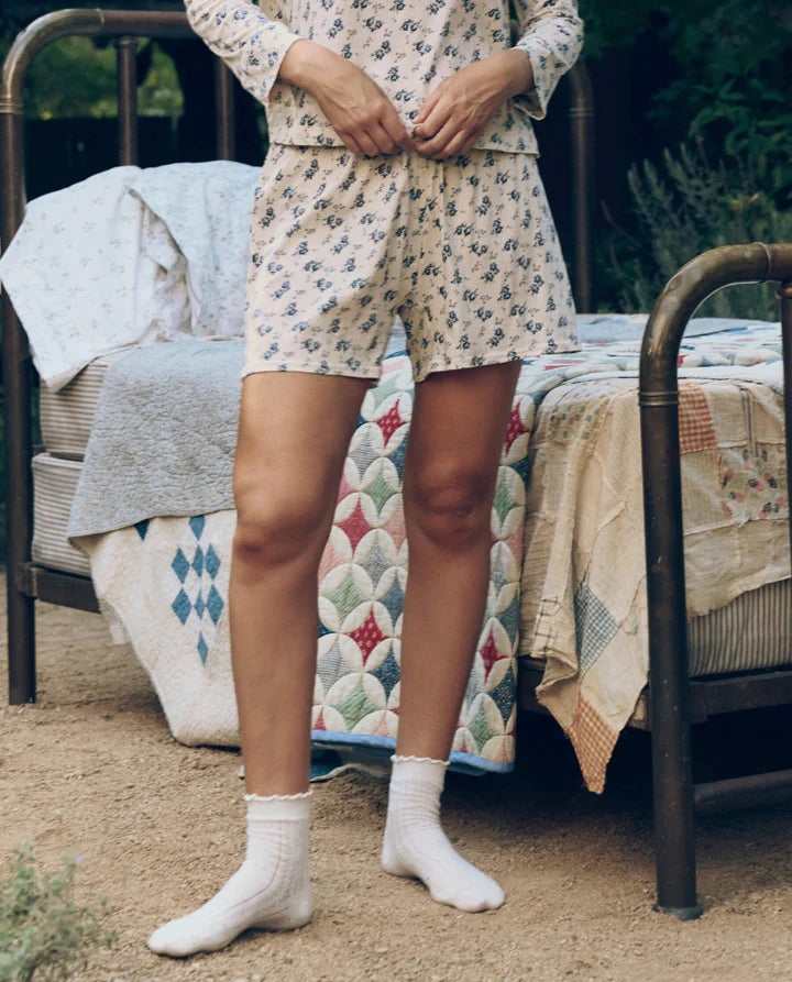 THE JERSEY BOXER SHORT - INDIGO ROSE