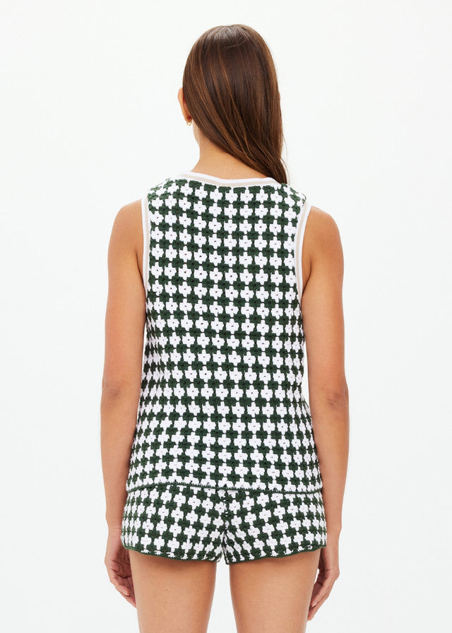 PORTOBELLO WATSON CROCHET VEST - EDEN