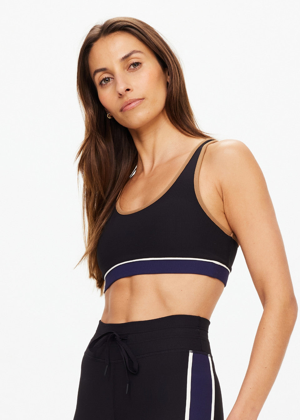 REVOLVER JADE RACERBACK BRA - BLACK