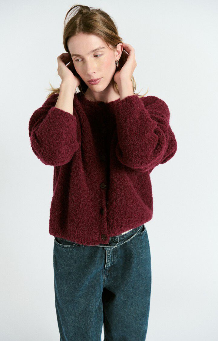 WOMEN'S CARDIGAN ZOLLY - CHINA POMEGRANATE