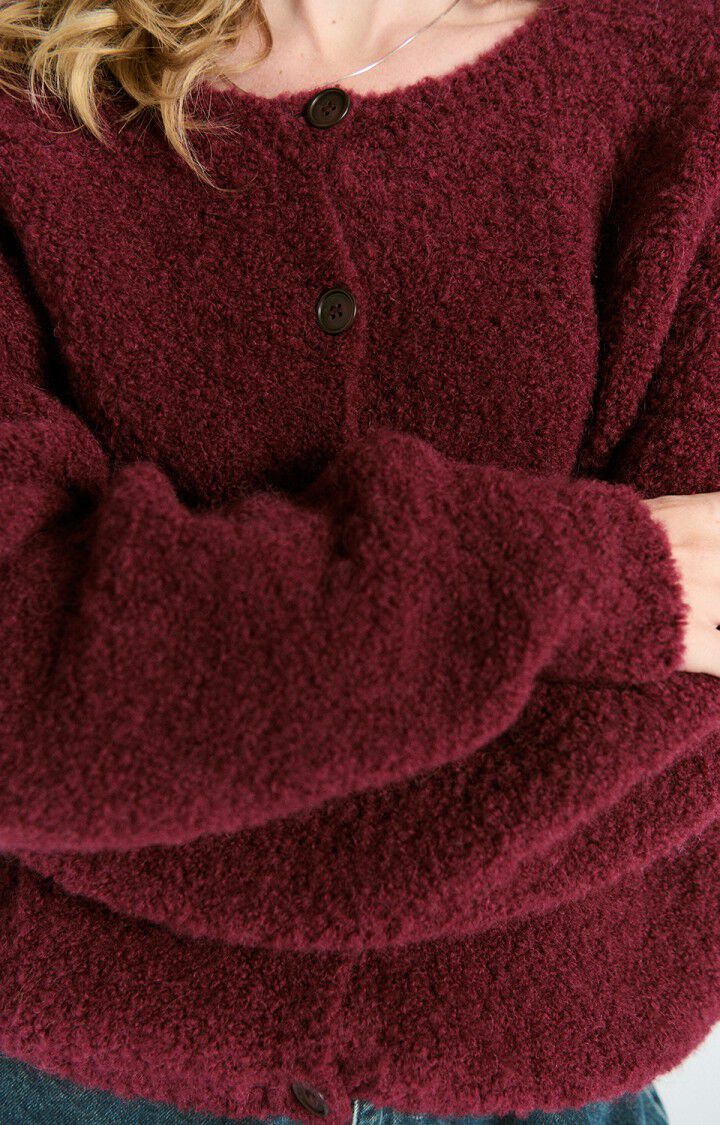WOMEN'S CARDIGAN ZOLLY - CHINA POMEGRANATE