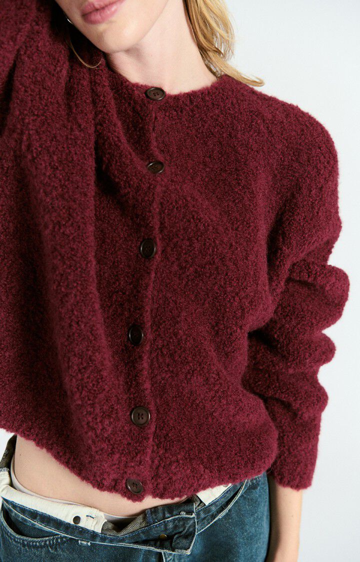 WOMEN'S CARDIGAN ZOLLY - CHINA POMEGRANATE