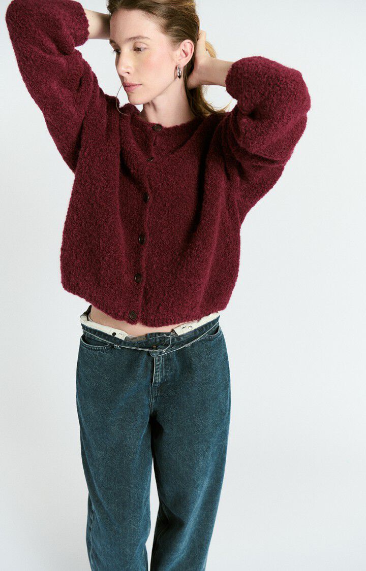 WOMEN'S CARDIGAN ZOLLY - CHINA POMEGRANATE
