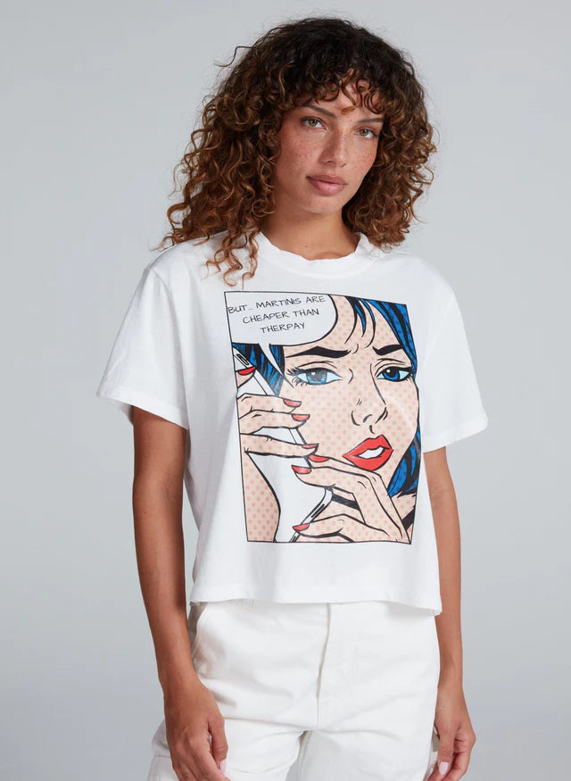 SHRUNKEN BOY TEE - MARTINI THERAPY