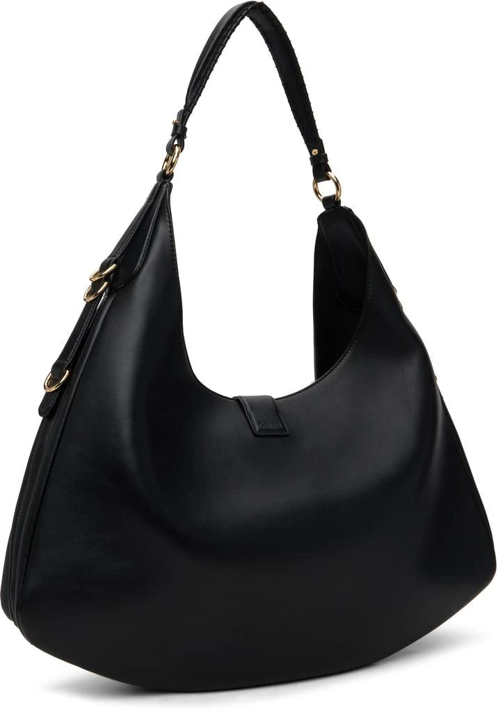BLACK LARGE KAT BAG - GOLD