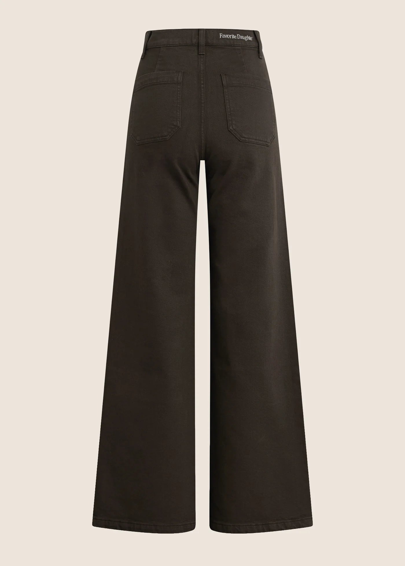 THE MISCHA WIDE LEG - ESPRESSO