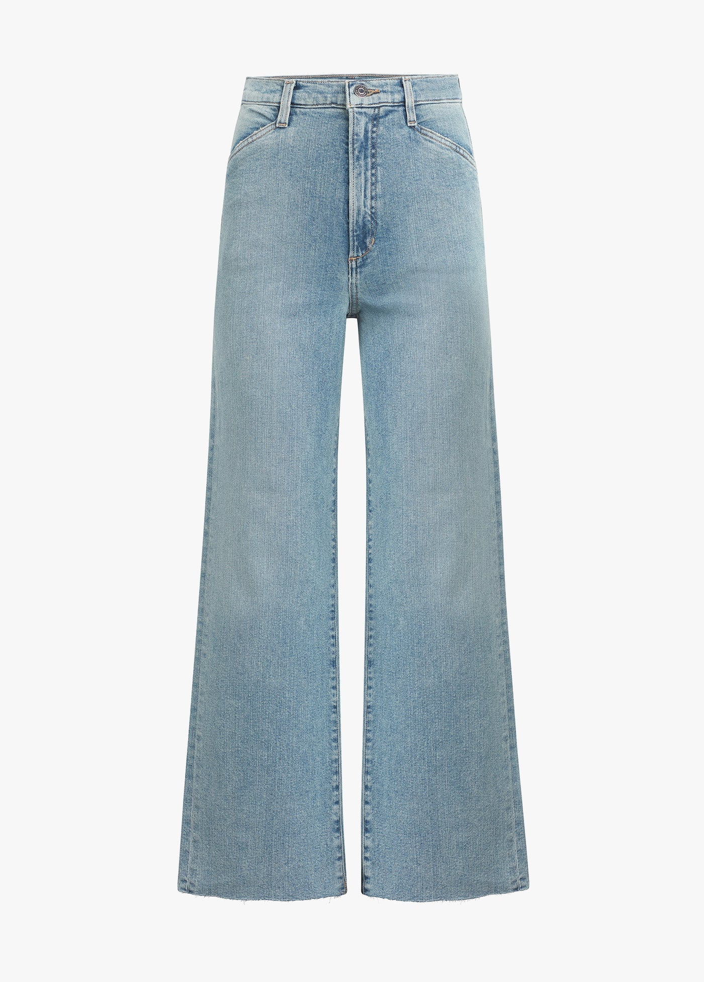 THE MISCHA SUPER HI RISE WIDE LEG ANKLE - MONTEREY WASH