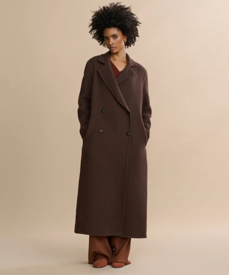 OLIVIA COAT - CHOCOLATE