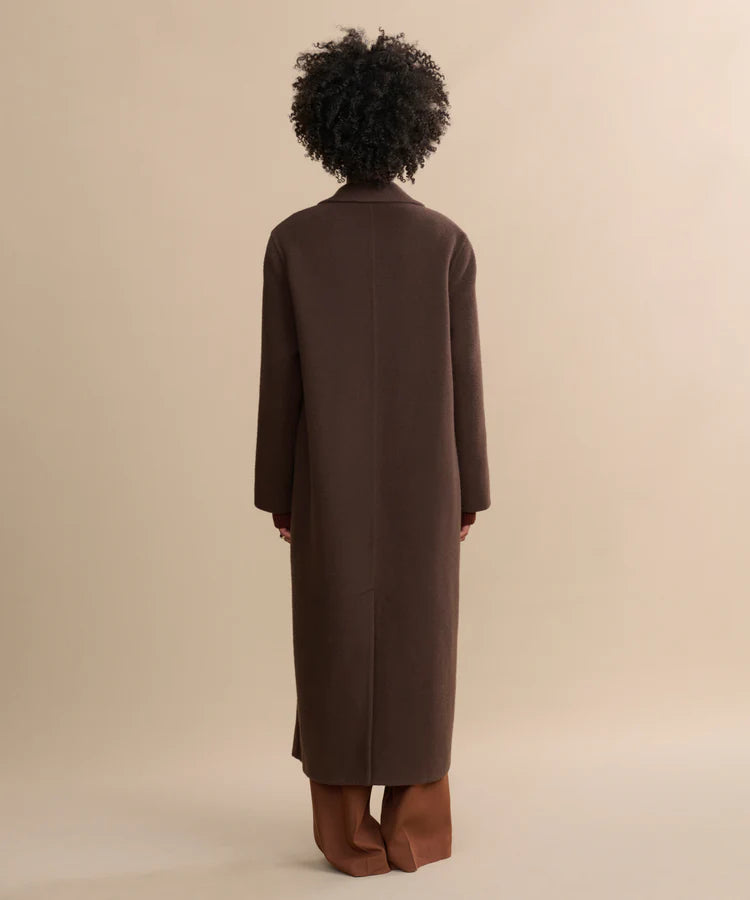 OLIVIA COAT - CHOCOLATE