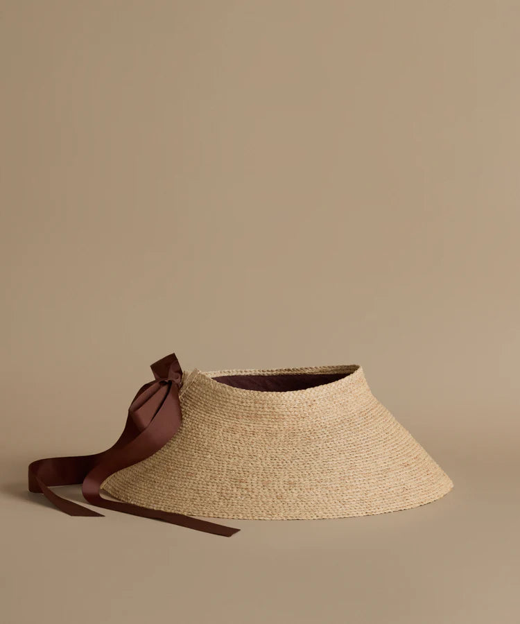 SHORE RAFFIA VISOR - NATURAL