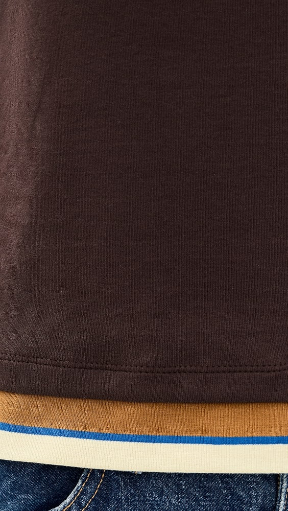 DILLON TEE - EARTH/HORIZON STRIPE